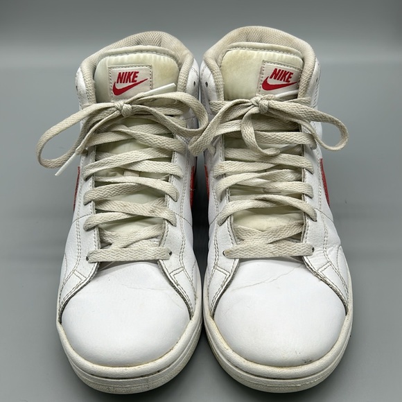 NIKE WOMENS COURT ROYALE 2 (BLAZER) MID SNEAKER WHITE/PINK💖 - Picture 4 of 10